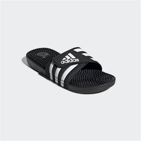 adidas badelatschen herren noppen|Schwarze und weiße Adissage Badeschlappen .